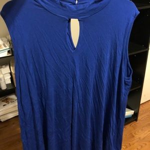 Key hole, high neck tank